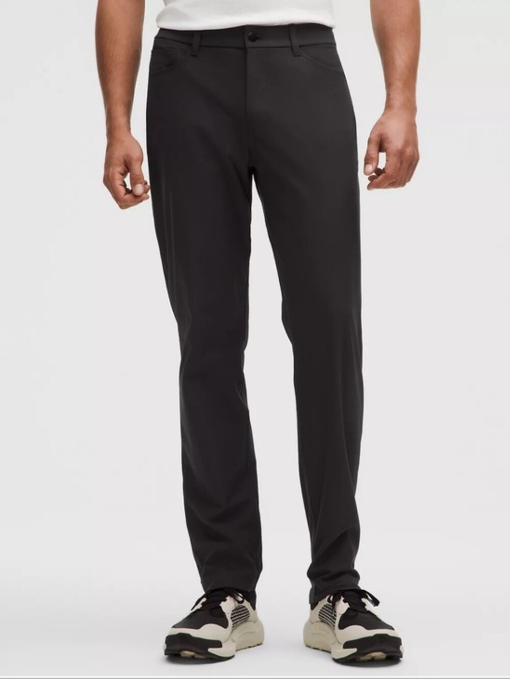 Lululemon Men’s ABC Classic-Fit 5 Pocket Pant Warpstreme Black Size 34